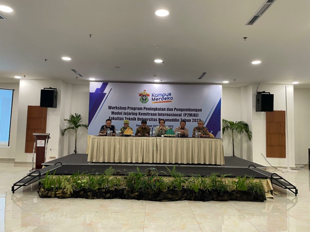 Fakultas Teknik Unhas Gelar Workshop Program Peningkatan dan Pengembangan Model Jejaring Kemitraan Internasional (P2MJKI)