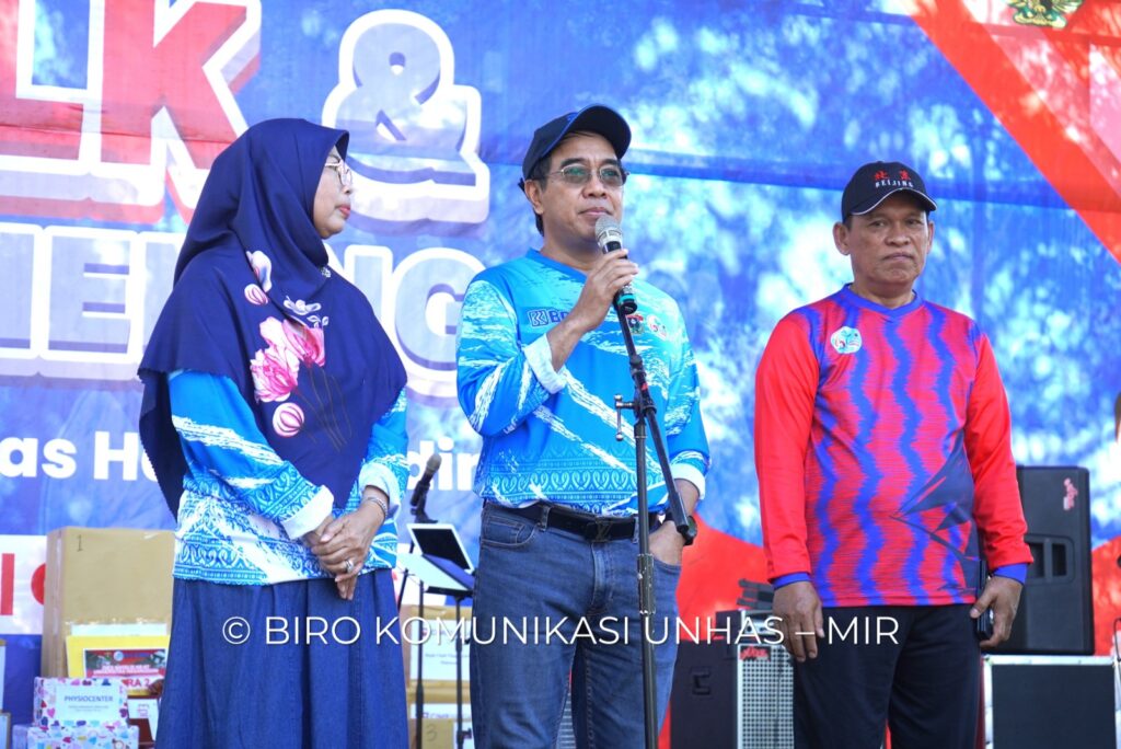 Kemeriahan Rangkaian Dies ke-67 Unhas di Fun Walk dan Family Gathering