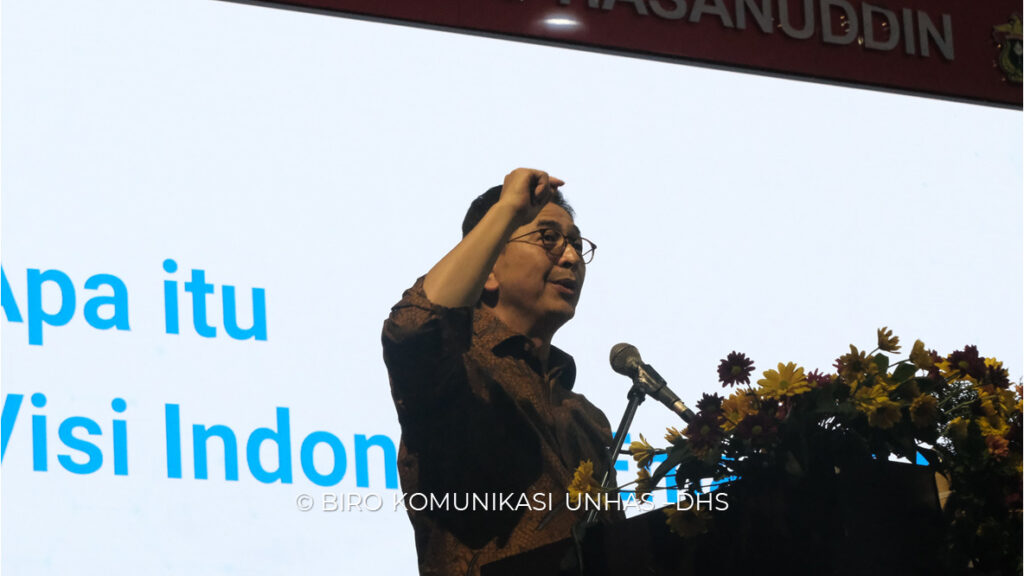 Kadin Berikan Orasi Ilmiah pada Puncak Perayaan Dies Natalis ke-67 Unhas