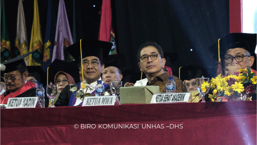 Kadin Berikan Orasi Ilmiah pada Puncak Perayaan Dies Natalis ke-67 Unhas
