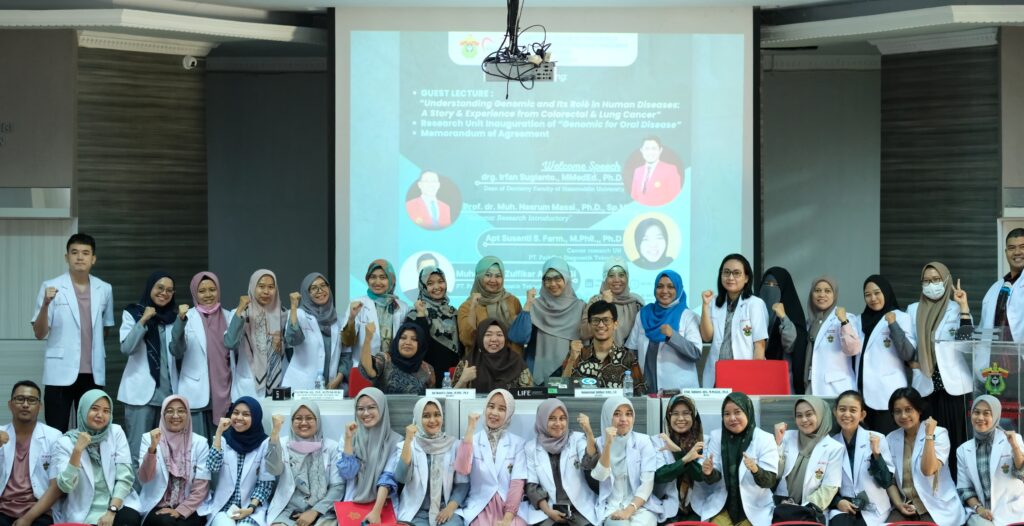 Bahas Genomic, FKG Unhas Hadirkan Pakar Genomic dari Inggris