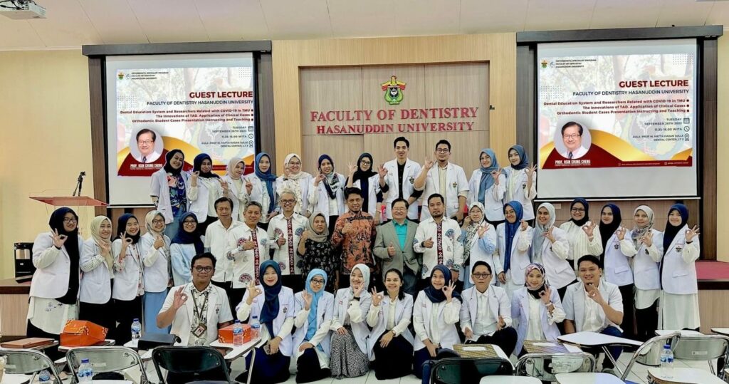 Dekan Universitas Ternama Taiwan jadi Pembicara di Fakultas Kedokteran Gigi Unhas