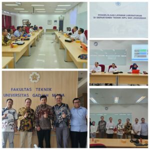 Departemen Teknik Sipil Fakultas Teknik Universitas Hasanuddin Lakukan Kunjungan ke Universitas Gadjah Mada. Dekan Fakultas Teknik Universitas Hasanuddin Prof . Dr. Eng. Ir, Muhammad Isran Ramli, ST., M.Eng., IPM., AER. lakukan kunjungan ke Universitas Gajah Mada pada Senin, 25 September 2023. Kunjungan ini dilakukan di Ruang Rapat Merah Gedung Departemen Teknik Sipil Universitas Gadjah Mada dalam rangka Fokus Diskusi mengenai Pengelolaan Layanan Laboratorium di Departemen Teknik Sipil & Lingkungan Fakultas Teknik Universitas Gadjah Mada dengan narasumber utama Ketua Departemen Teknik Sipil dan Lingkungan Prof. Ir. Teuku Faisal Fathani, S.T., M.T., Ph.D., IPU., ASEAN Eng., Sekretaris Departemen Prof Dr.Eng. Zuhdi Irawan, S.T., M.T., dan Dekan Fakultas Teknik Universitas Gadjah Mada Prof. Ir. Selo, S.T., M.T., M.Sc., Ph.D., IPU, ASEAN Eng. Dalam Kunjungan kali ini, Dekan Fakultas Teknik Universitas Hasanuddin didampingi oleh Sekretaris Departemen Teknik Sipil Dr. Eng. Bambang Bakri, ST, MT dan Dosen Teknik Sipil Prof. Suharman Hamzah, S.T., M.T., Ph.D., Eng., H.S.E., Cert serta Dr.Eng. Muhammad Akbar Caronge, S.T., M.Eng. sebagai Manajer Bidang Riset, Inovasi dan Publikasi