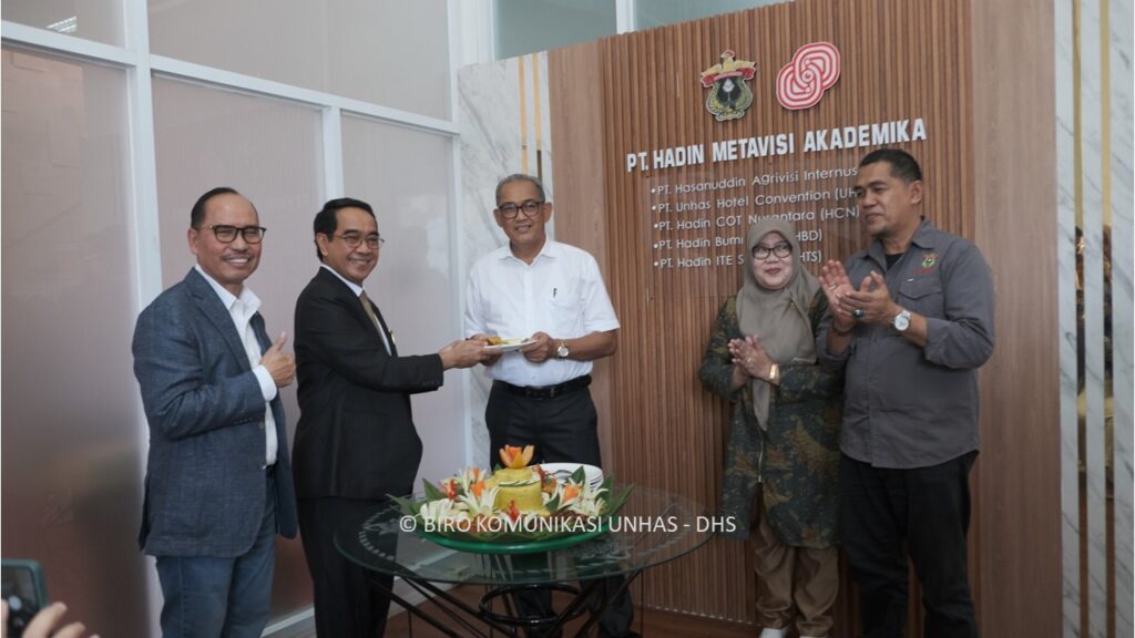 Peresmian Kantor Baru PT. Hadin Metavisi Akademika, Rektor Unhas : Hasilkan Semangat Baru