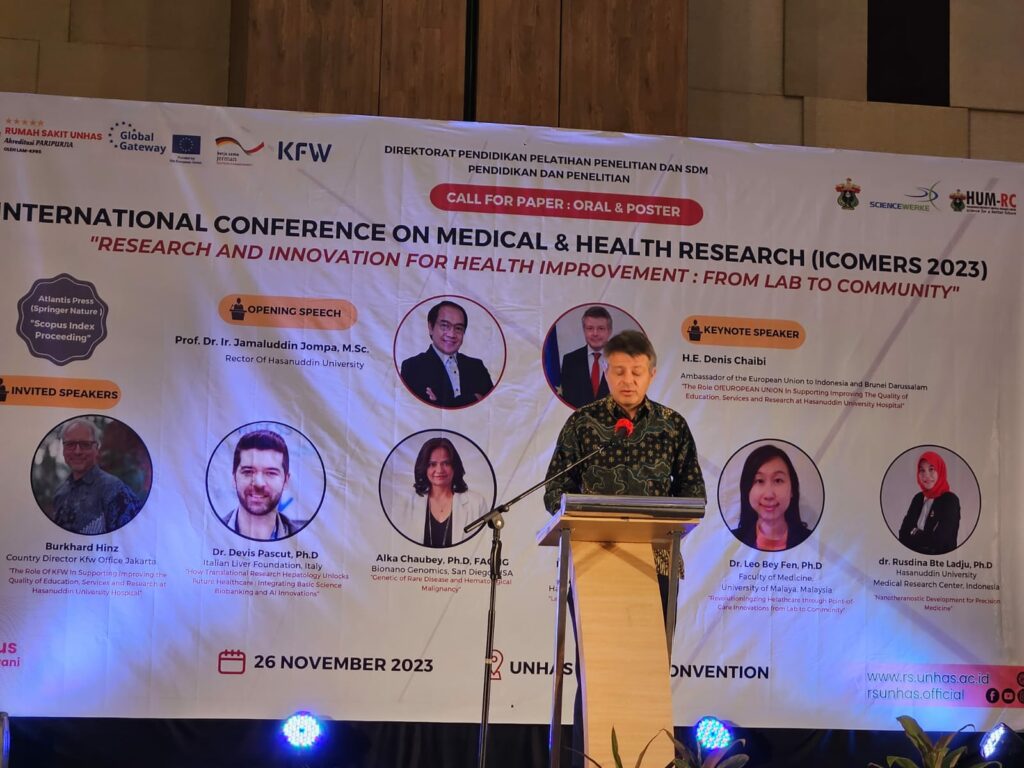 Konferensi Interansional ICOMERS 2023, RS Unhas Hadirkan Pakar Kesehatan Dunia