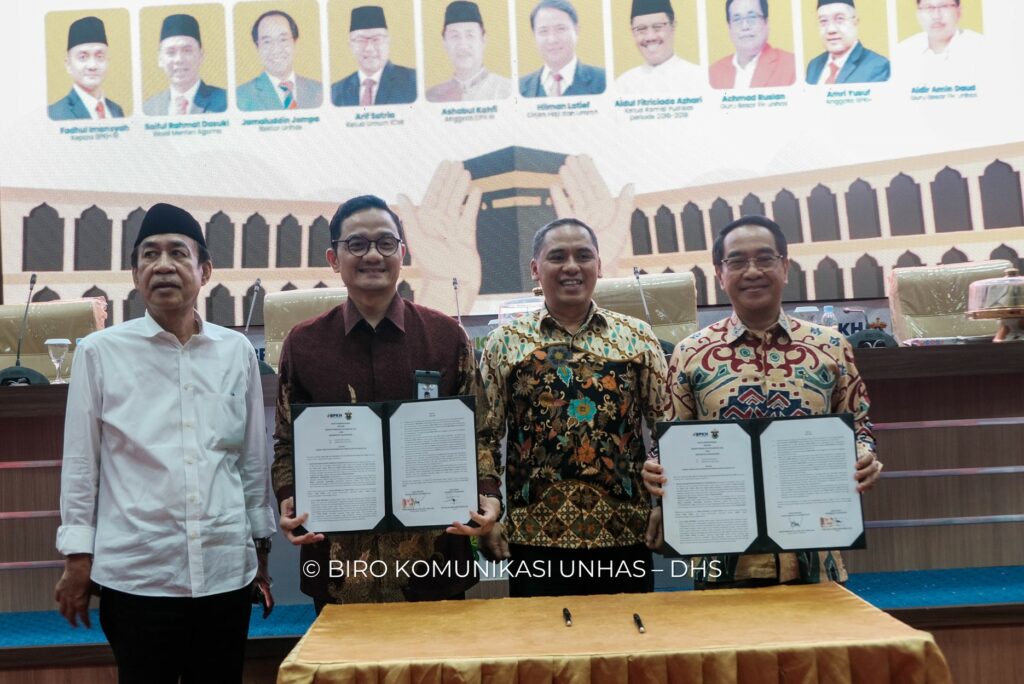 Unhas dan Badan Pengelola Keuangan Haji (BPKH) Berkolaborasi Melalui Penandatanganan MoU