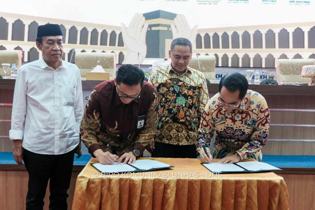 Unhas dan Badan Pengelola Keuangan Haji (BPKH) Berkolaborasi Melalui Penandatanganan MoU