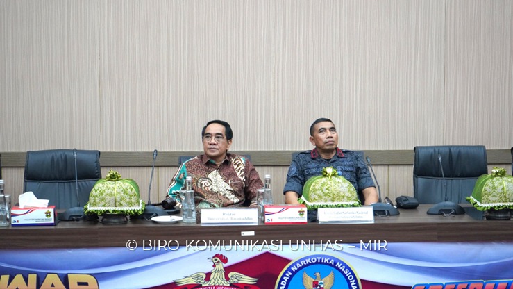 Unhas Bersama BNNP Sulsel Deklerasikan Kampus Bersih Dari Narkoba