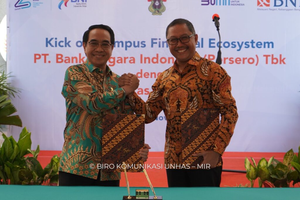 Unhas dan BNI Perkuat Sinergitas Melalui Program Campus Financial Ecosystem