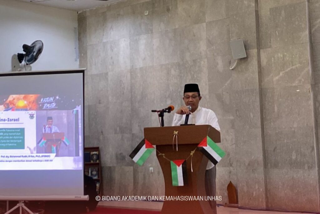 Aksi Peduli Palestina, Unhas Gelar Kajian dan Serahkan Donasi untuk Muslim Palestina