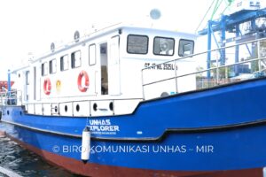 Perkuat Visi Pengembangan Budaya Maritim, Unhas Resmi Hadirkan Kapal Pendidikan “Unhas Explorer”