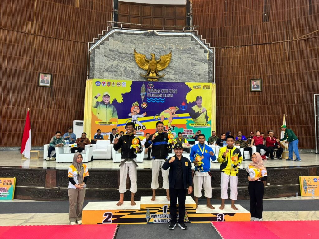Kempo Sumbang Emas Pertama Kontingen Sulsel di Pomnas XVIII Kalsel
