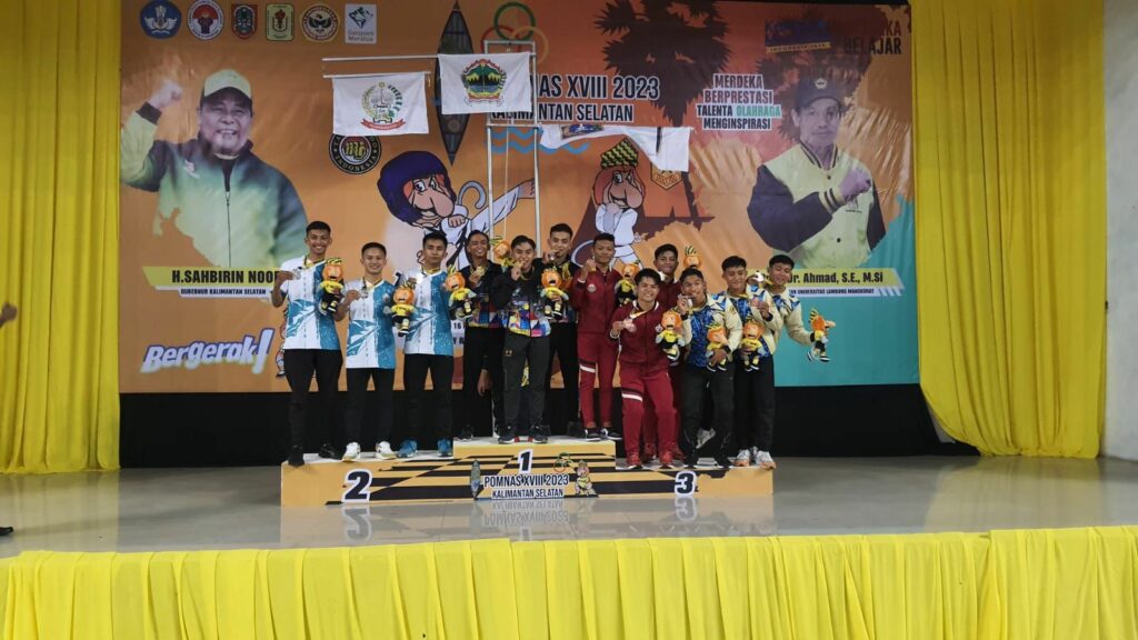 Cabor Karate Sumbang 1 Emas, 1 Perak dan 2 Perunggu untuk Sulsel di Pomnas Kalsel