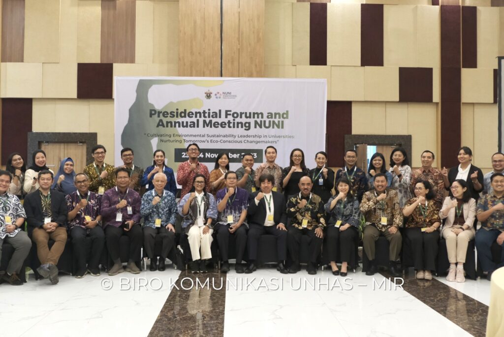 Presidential Forum and Annual Meeting NUNI 2023: Unhas Perkuat Kolaborasi dan Sinergi Antar Universitas di Indonesia