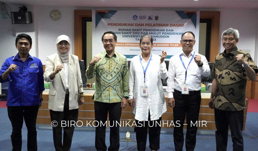 Rektor Unhas Resmi Buka Pendidikan dan Pelatihan Dasar Bagi 135 Tendik Calon Non PNS Tetap Lingkup Rumah Sakit