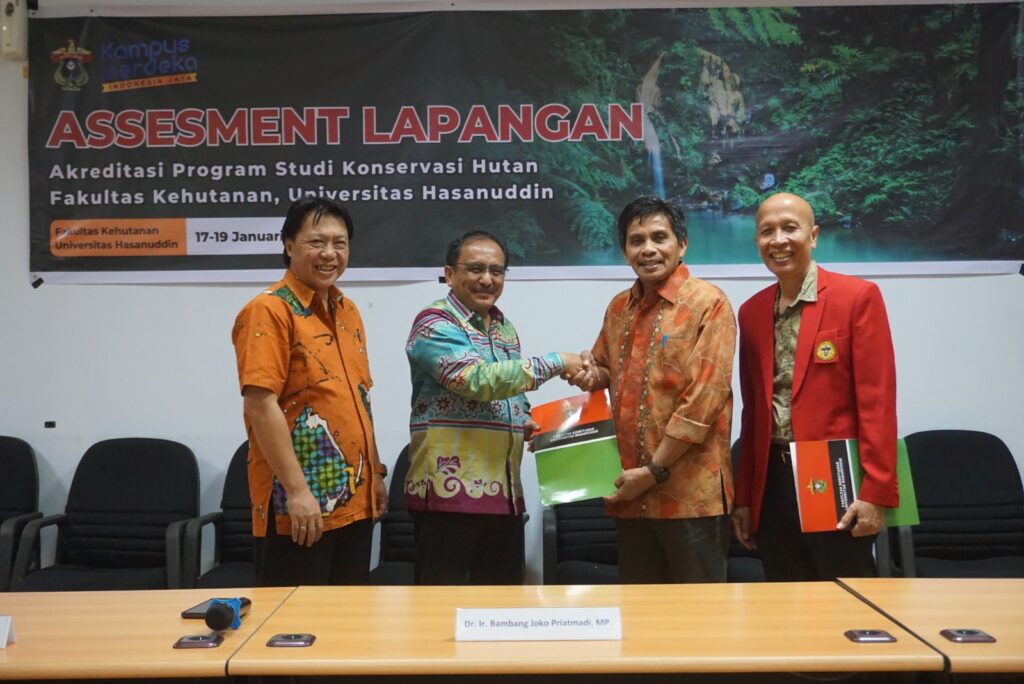 Program Studi Konservasi Hutan Unhas Jalani Proses Asesmen Lapangan Oleh BAN-PT