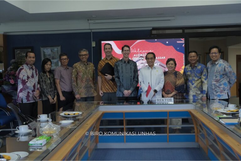 Kunjungan Konsulat Jenderal Australia di Makassar ke Unhas, Bahas Pengembangan Proyek Kerja Sama