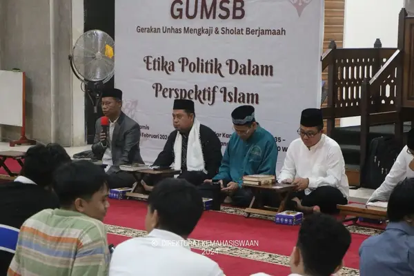 Gerakan Unhas Mengkaji dan Salat Berjamaah Perdana di Semester Genap, Bahas Etika Politik dalam Islam