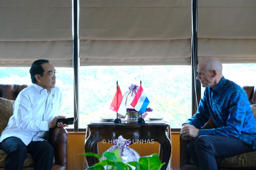 Rektor Unhas Terima Kunjungan Dubes Belanda Lambert Grijns, Bahas Perluasan Kemitraan Bidang Pendidikan
