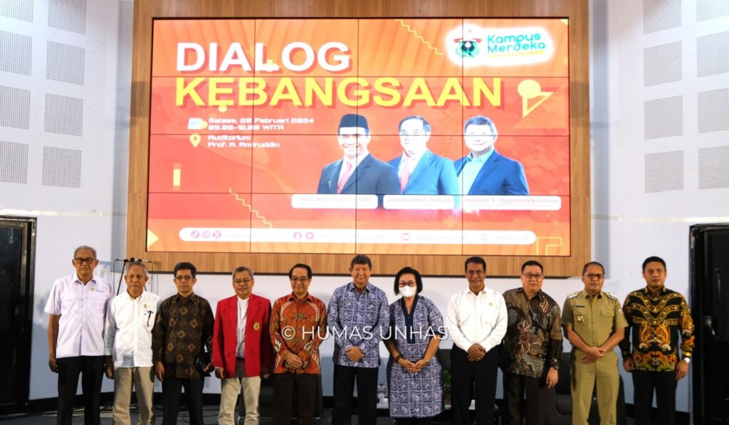 Unhas Selenggarakan Dialog Kebangsaan, Hadirkan Dua Tokoh Terkemuka Indonesia