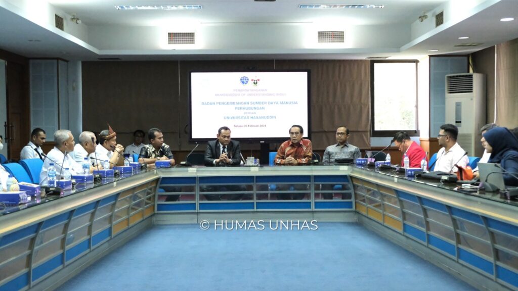 Unhas dan Kementerian Perhubungan Sepakat Kerjasama Peningkatan Bidang Transportasi