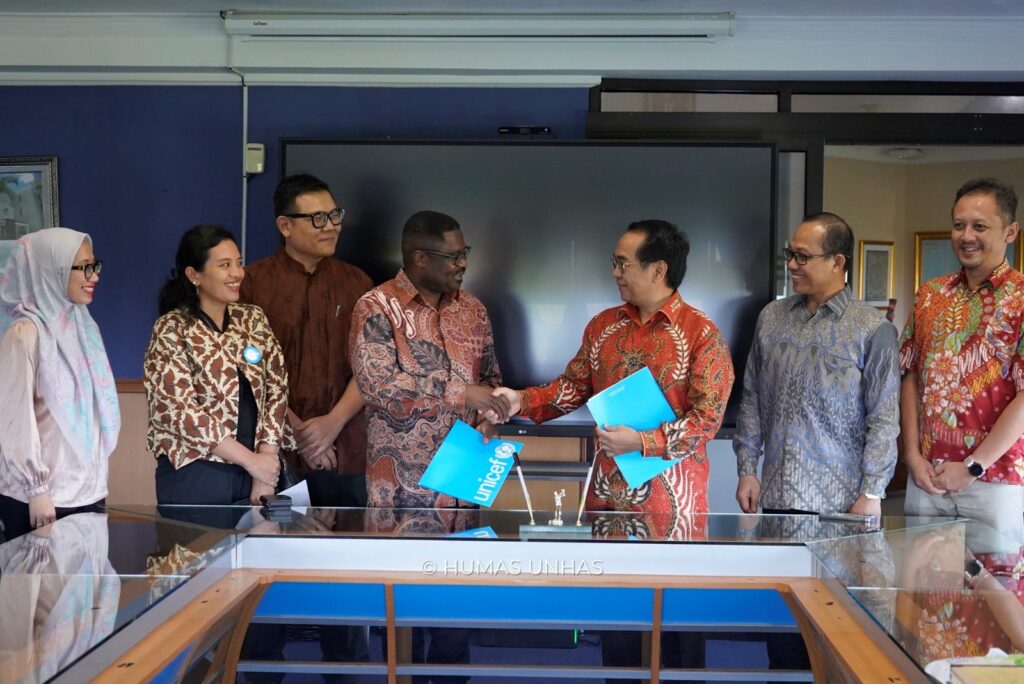 Unhas dan UNICEF Perkuat Kerja Sama Melalui Penandatanganan MoU