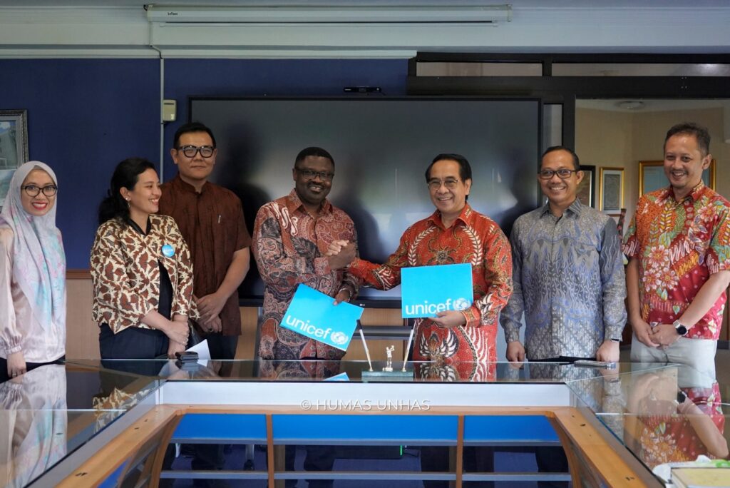 Unhas dan UNICEF Perkuat Kerja Sama Melalui Penandatanganan MoU