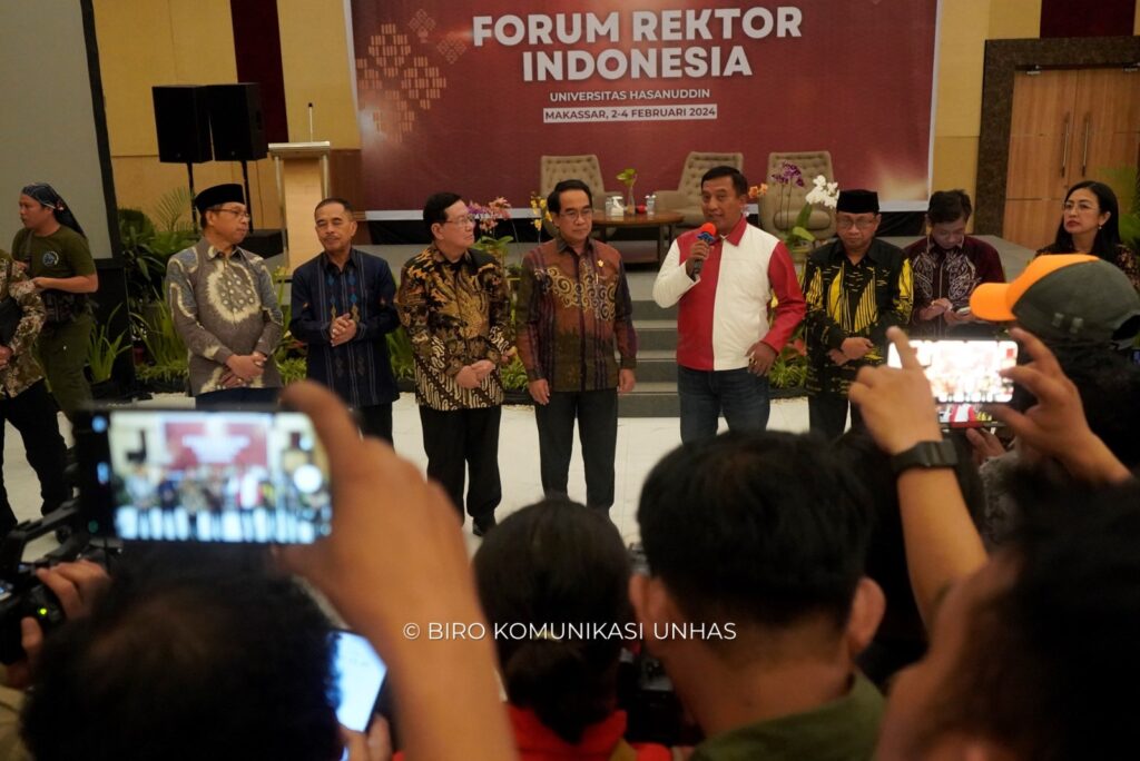 Forum Rektor Indonesia (FRI) Deklarasikan Pemilu Aman dan Damai di Kampus Universitas Hasanuddin