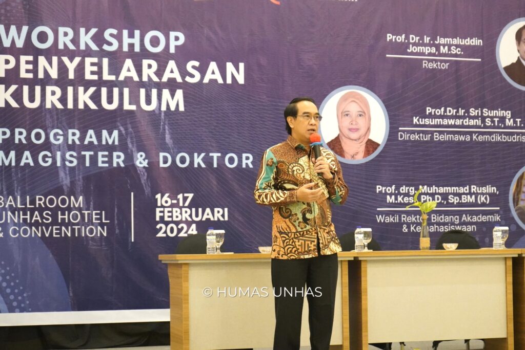 Unhas Selenggarakan Workshop Penyelarasan Kurikulum, Upaya Penguatan Program Pascasarjana