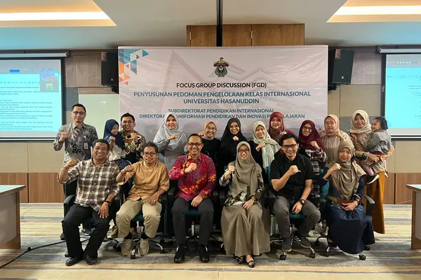Dukung Pendidikan Bertaraf Internasional, Unhas adakan FGD Pedoman Pengelolaan Kelas Internasional