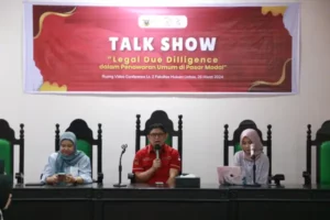 FH Unhas Gelar Talk Show Tentang Legal Due Dilligence dalam Penawaran Umum di Pasar Modal