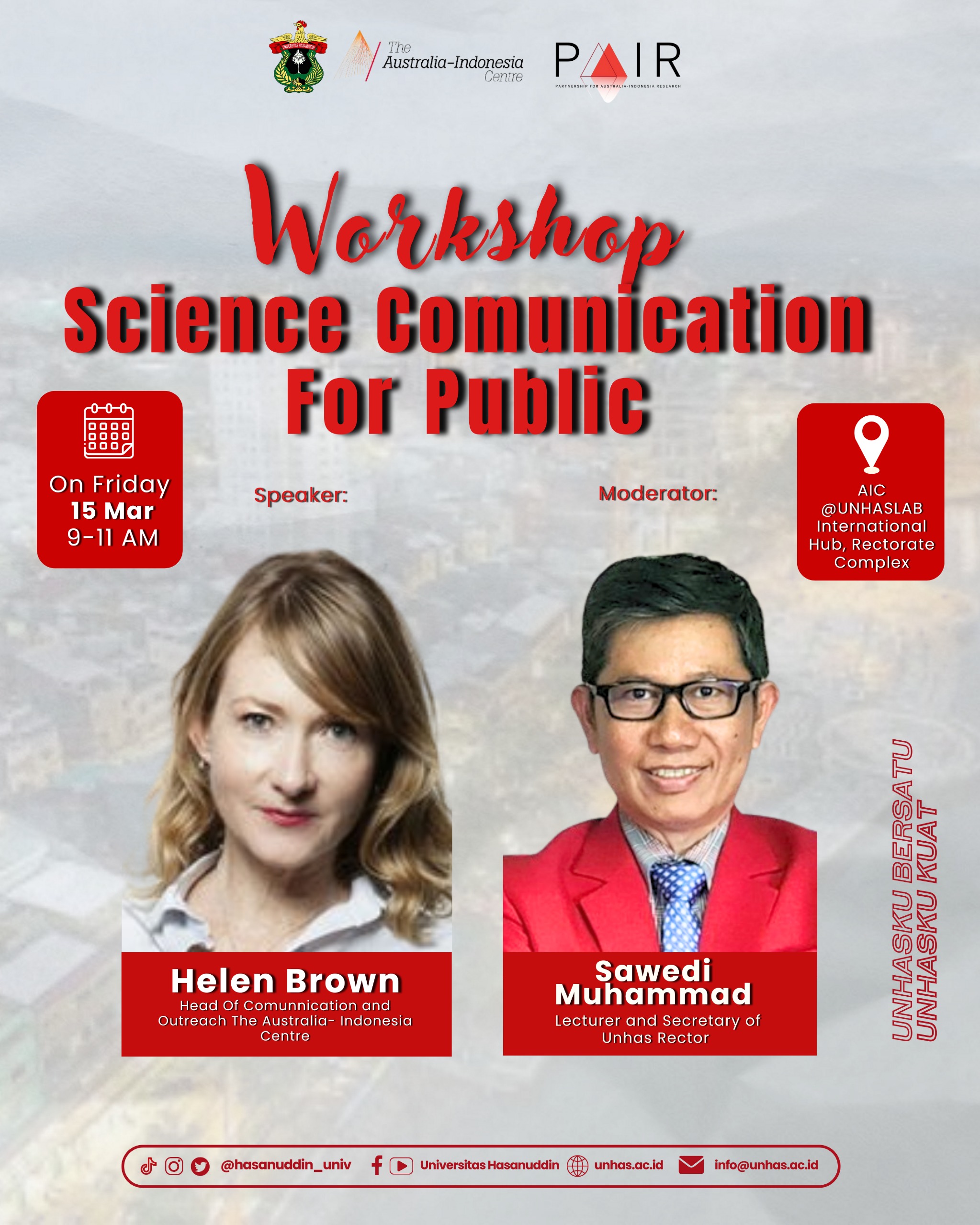 Workshop Science Communication for Public