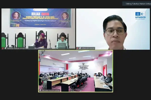 FH Unhas Selenggarakan Kuliah Umum Tentang Adaptasi Perkembangan Teknologi