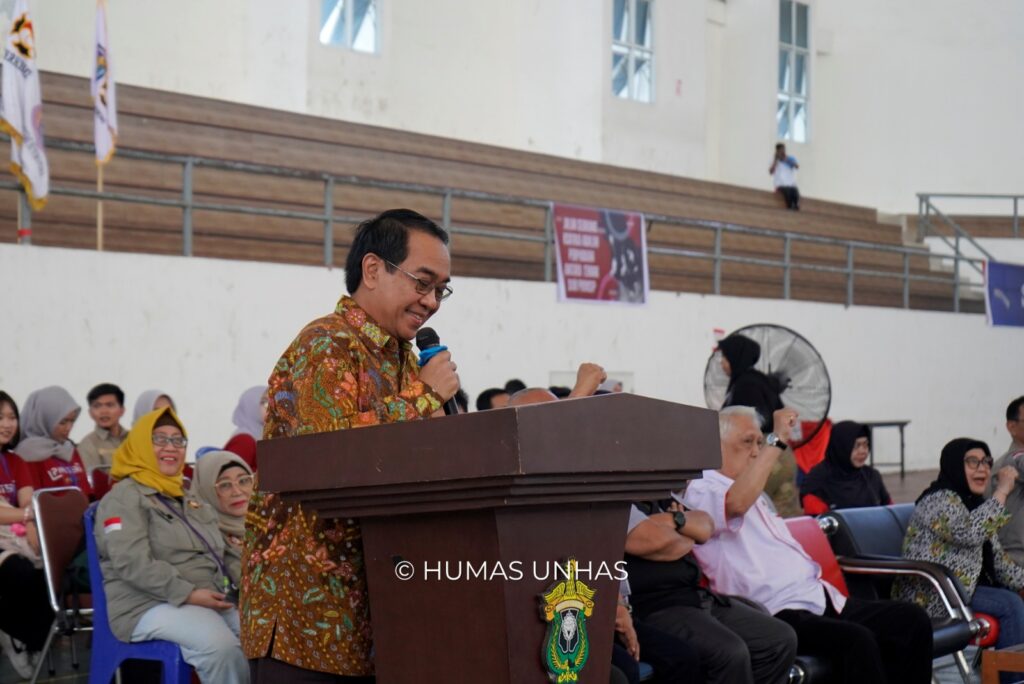 Pembukaan Rektor Unhas Cup XVI, Prof JJ Upaya Pengembangan Bakat Para Atlet Muda