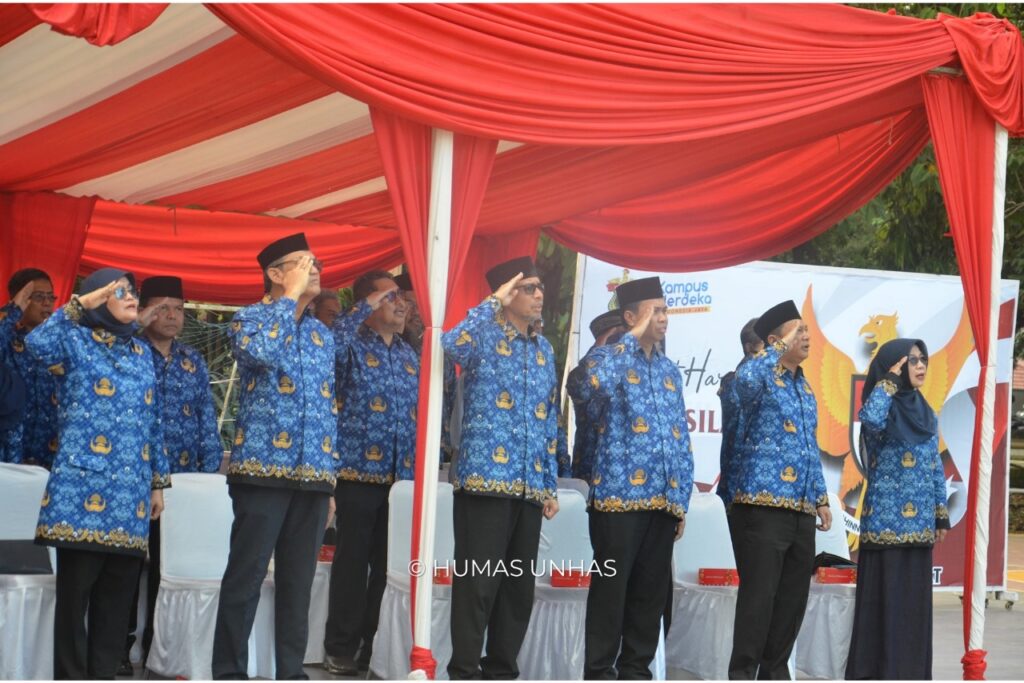 Upacara Peringatan 1 Juni, Rektor Unhas Pancasila Perekat Bangsa