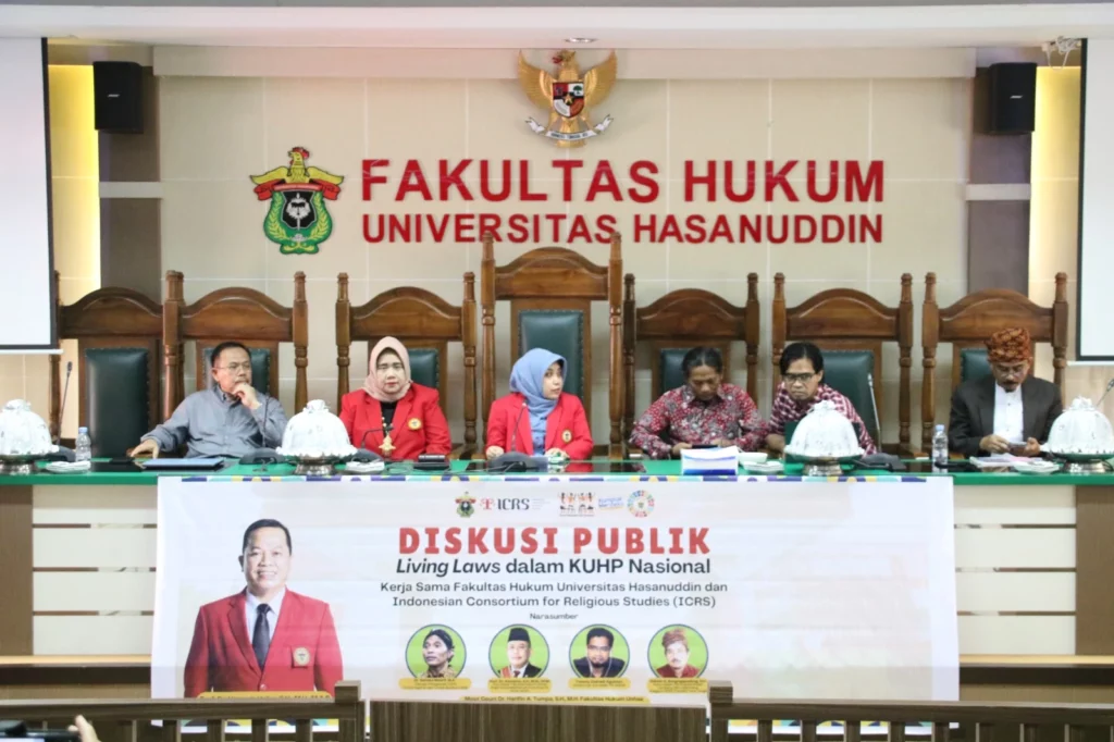 FH Unhas Selenggarakan Diskusi Publik Tentang Living Laws dalam KUHP Nasional