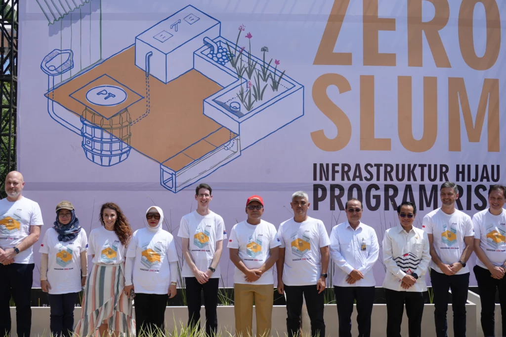 Peresmian Program Infrastruktur Hijau RISE Kerjasama Unhas di Kampung Bonelengga Makassar