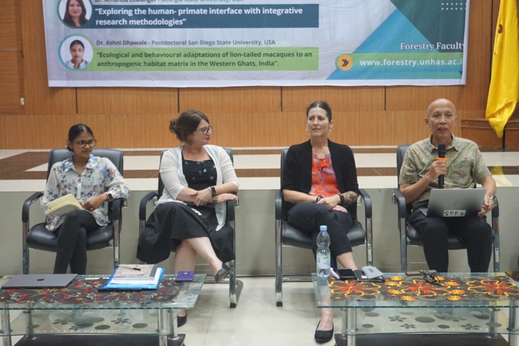 Program Studi Konservasi Hutan Fakultas Kehutanan Unhas Gelar Kuliah Umum Bahas Hubungan Mahasiswa dengan Macaca di Sulawesi Selatan