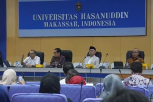 Rektor pada Kick Off Pencapaian IKU Unhas Prestasi IKU Adalah Hasil Kerja Keras Seluruh Sivitas Akademika Unhas