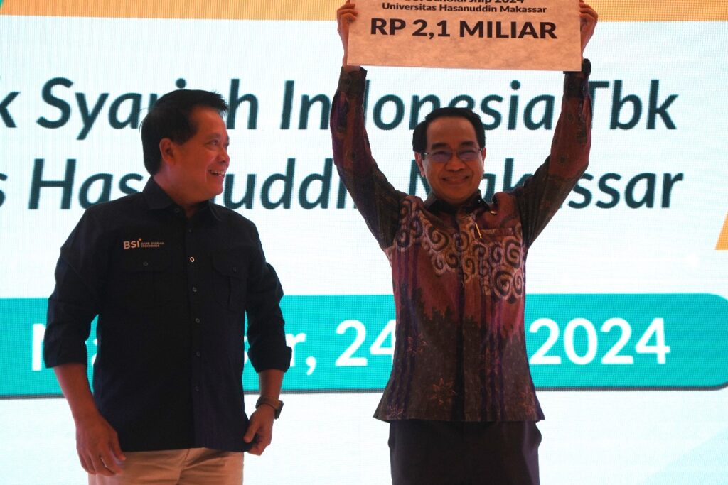 Unhas Terima Bantuan Dana Pendidikan dari PT Bank Syariah Indonesia Tbk (2)
