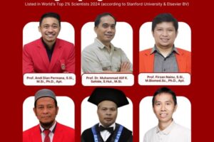 2024, 6 Dosen Unhas Masuk 2% Ilmuwan Paling Berpengaruh Dunia