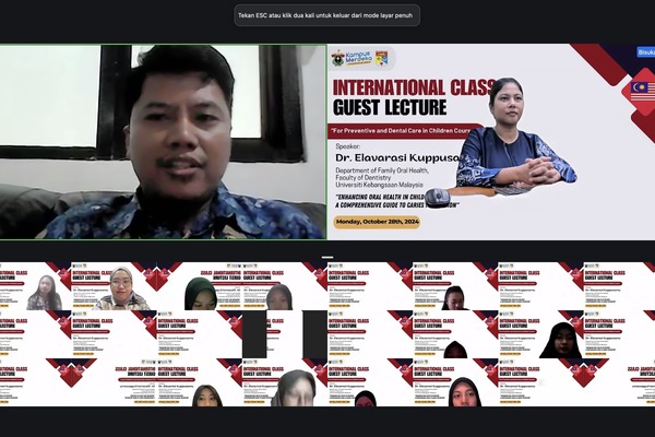 Dr. Elavarasi Kuppusamy dari UKM Malaysia Jadi Dosen Tamu di FKG Unhas