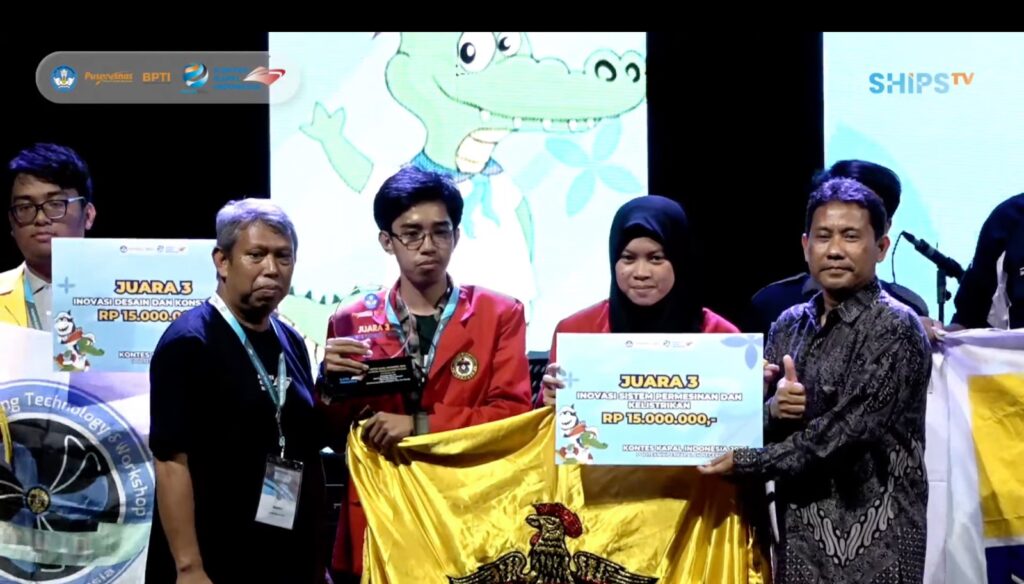 Inovasi Sistem Permesinan Ramah Lingkungan Antar Tim Unhas Raih Juara 3 Kontes Kapal Indonesia 2024