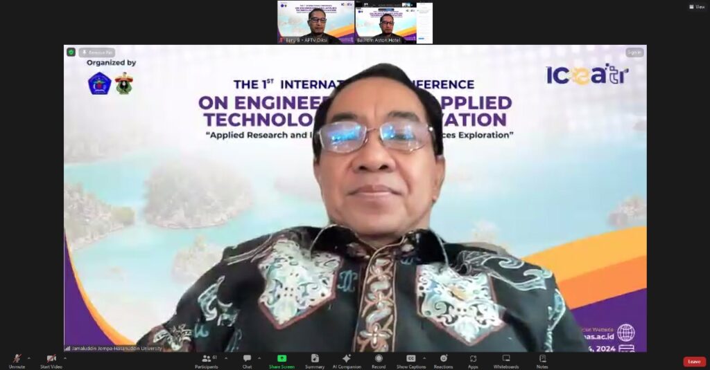 Unhas - Politeknik Negeri Fakfak Selenggarakan Konferensi Internasional Tentang Inovasi Terapan untuk Pengelolaan SDA