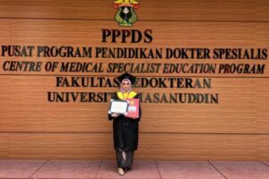 Tjahya Utami Aulia, Wisudawan Terbaik Unhas Jenjang Spesialis dengan IPK 3,98