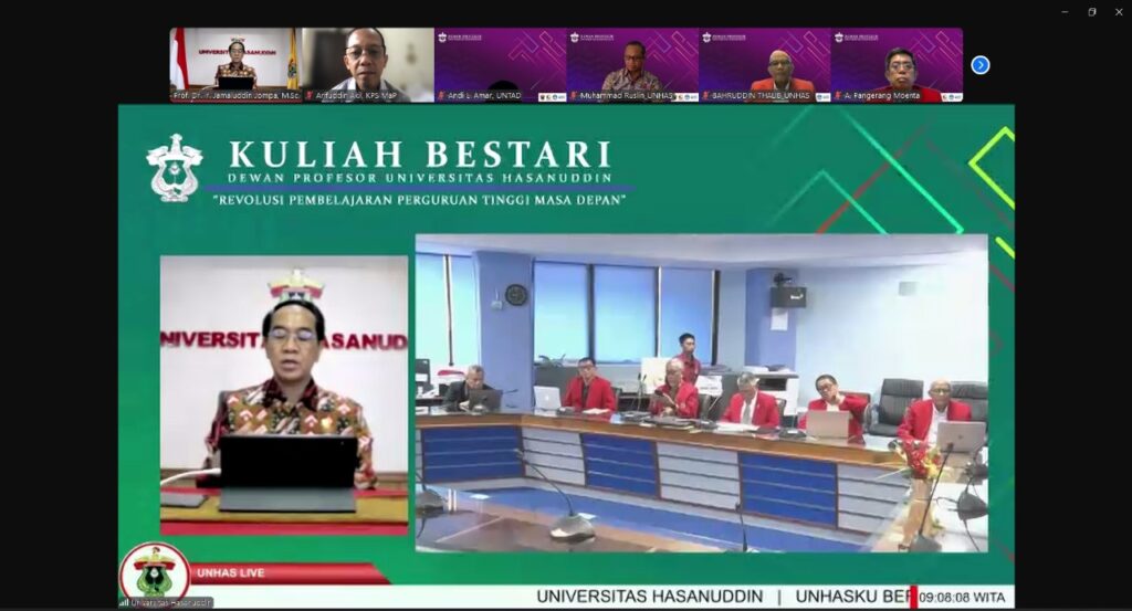 Unhas Selenggarakan Kuliah Bestari Tentang Revolusi Pembelajaran Perguruan Tinggi Masa Depan (2)