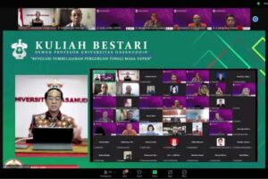 Unhas Selenggarakan Kuliah Bestari Tentang Revolusi Pembelajaran Perguruan Tinggi Masa Depan