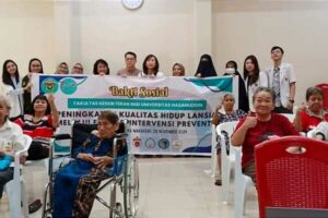 Gelar Baksos, FKG Unhas Kunjungi Panti Werdha Theodora Makassar (2)