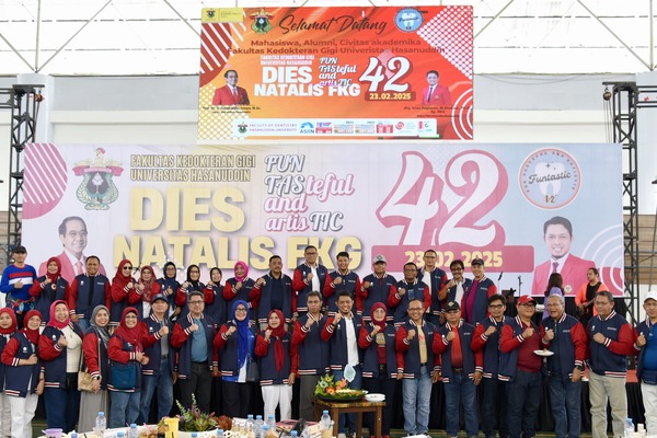 FKG Unhas Gelar Family Gathering dalam Rangka Dies Natalis ke-42