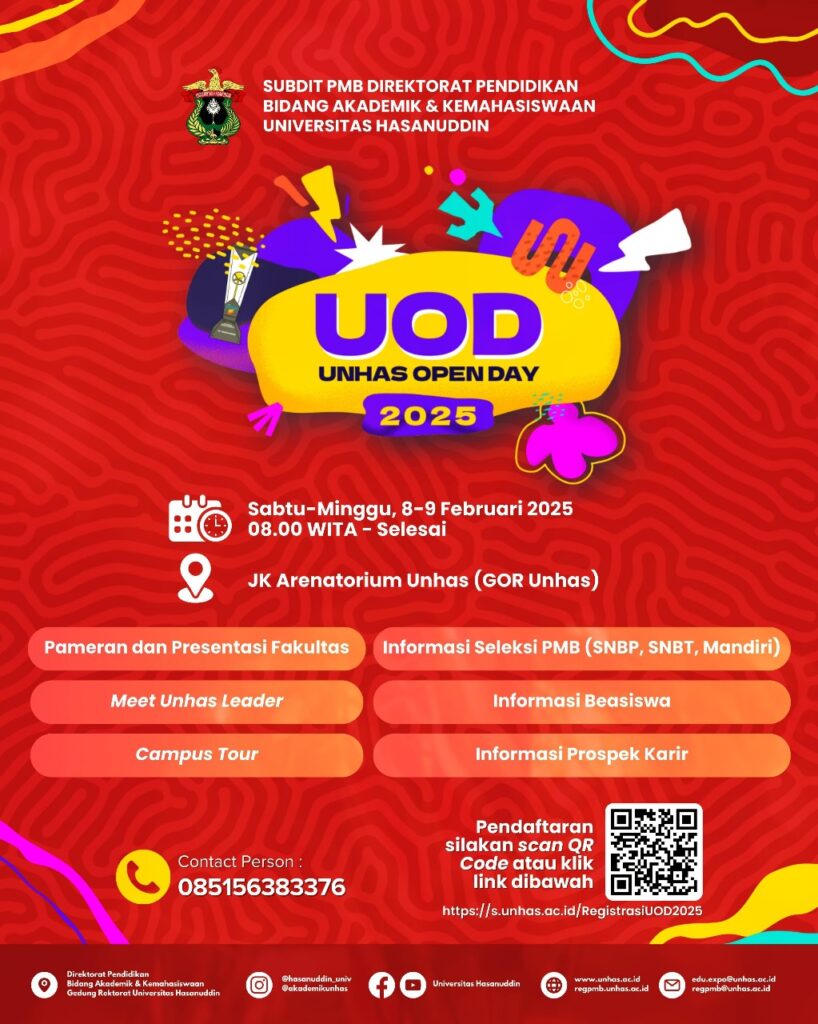 Perluas Informasi Dunia Kampus Melalui Unhas Open Day 2025